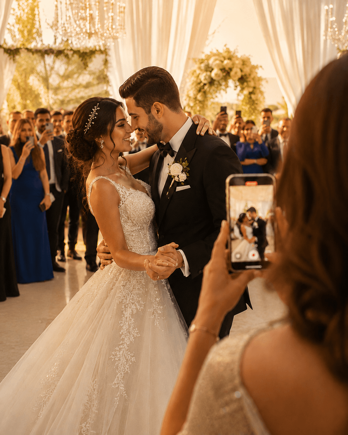 A wedding celebration preserved with Memory Gifts