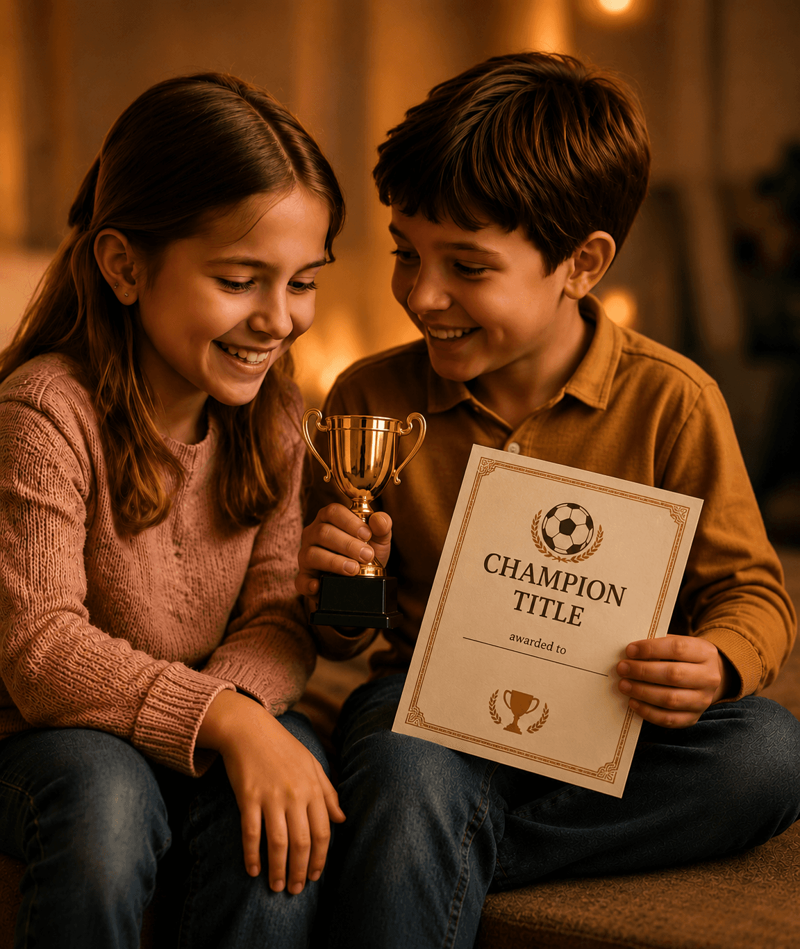 A proud achievement moment preserved with Memory Gifts